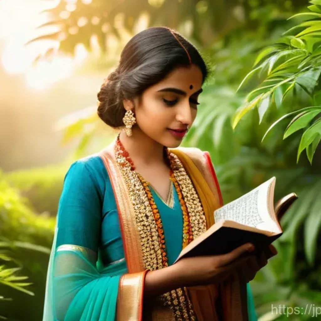 벵골어 방글라데시 공용어 - **Prompt 1: Melodic Echoes of Bengali Poetry**
    A young person, gender-neutral, aged between 18 a...