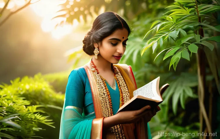 벵골어 방글라데시 공용어 - **Prompt 1: Melodic Echoes of Bengali Poetry**
    A young person, gender-neutral, aged between 18 a...