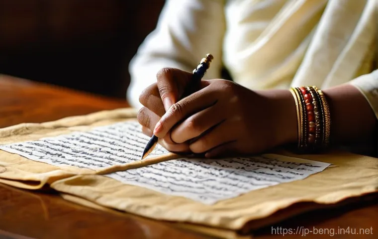 벵골어 방글라데시 공용어 - **Prompt 1: Melodic Echoes of Bengali Poetry**
    A young person, gender-neutral, aged between 18 a...